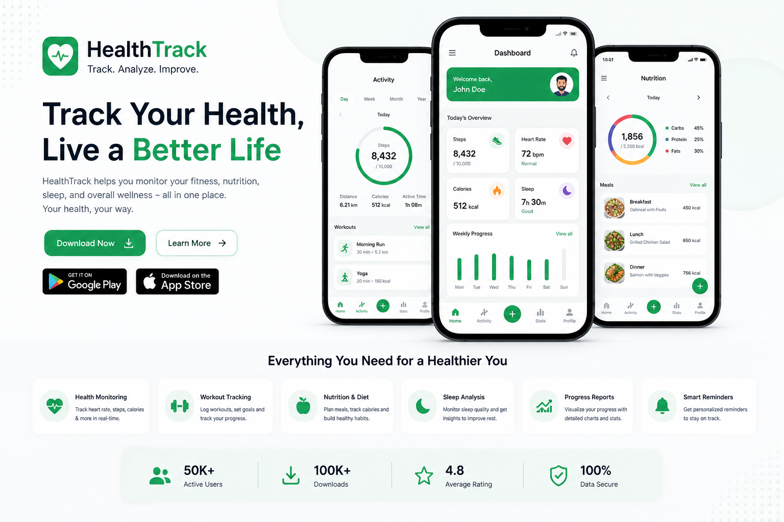 HealthTrack App