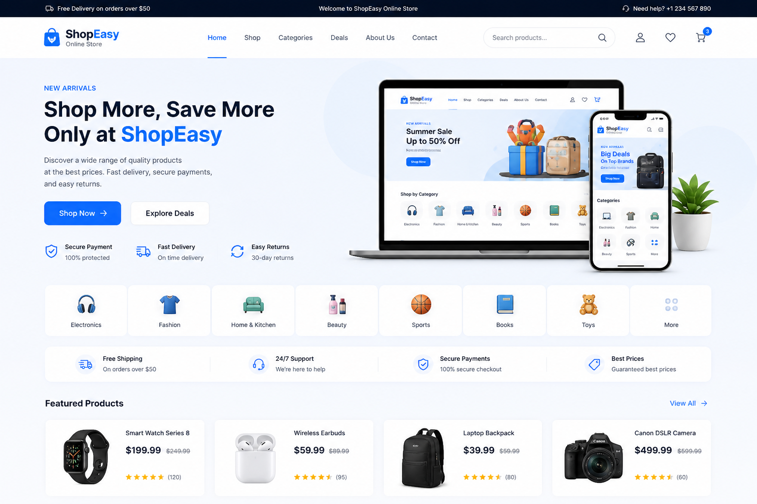 ShopEasy Online Store